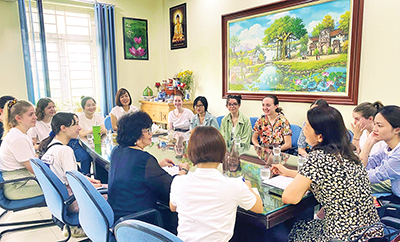 Đoàn thực tập sinh của Hội Hợp tác Vì trẻ em Việt Nam